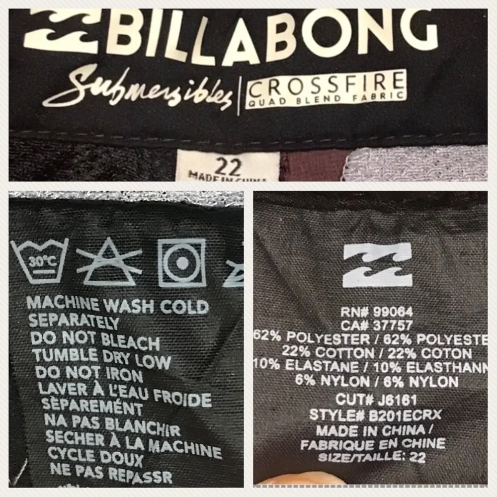 Billabong youth submersibles